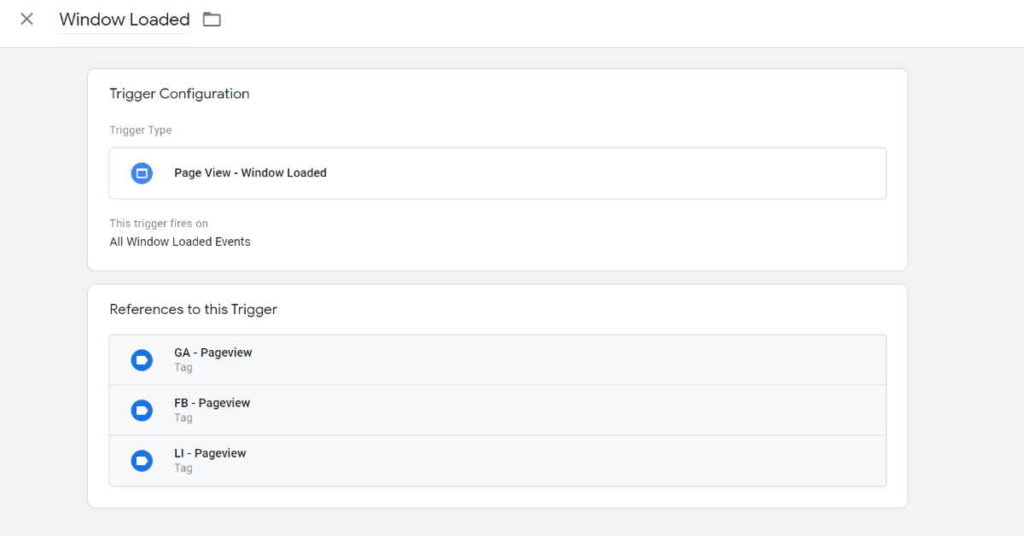 GTM setup with delayed tags