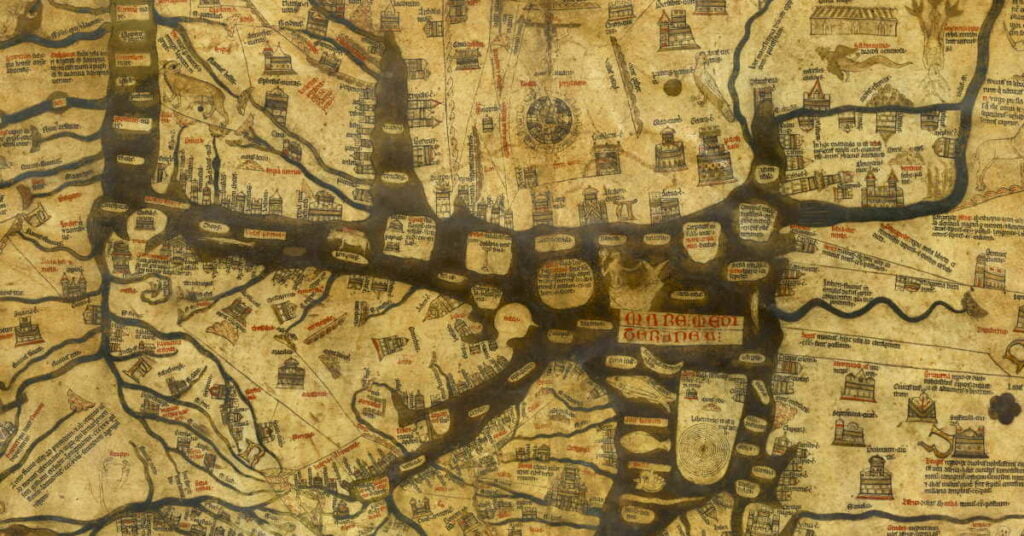 Medieval map